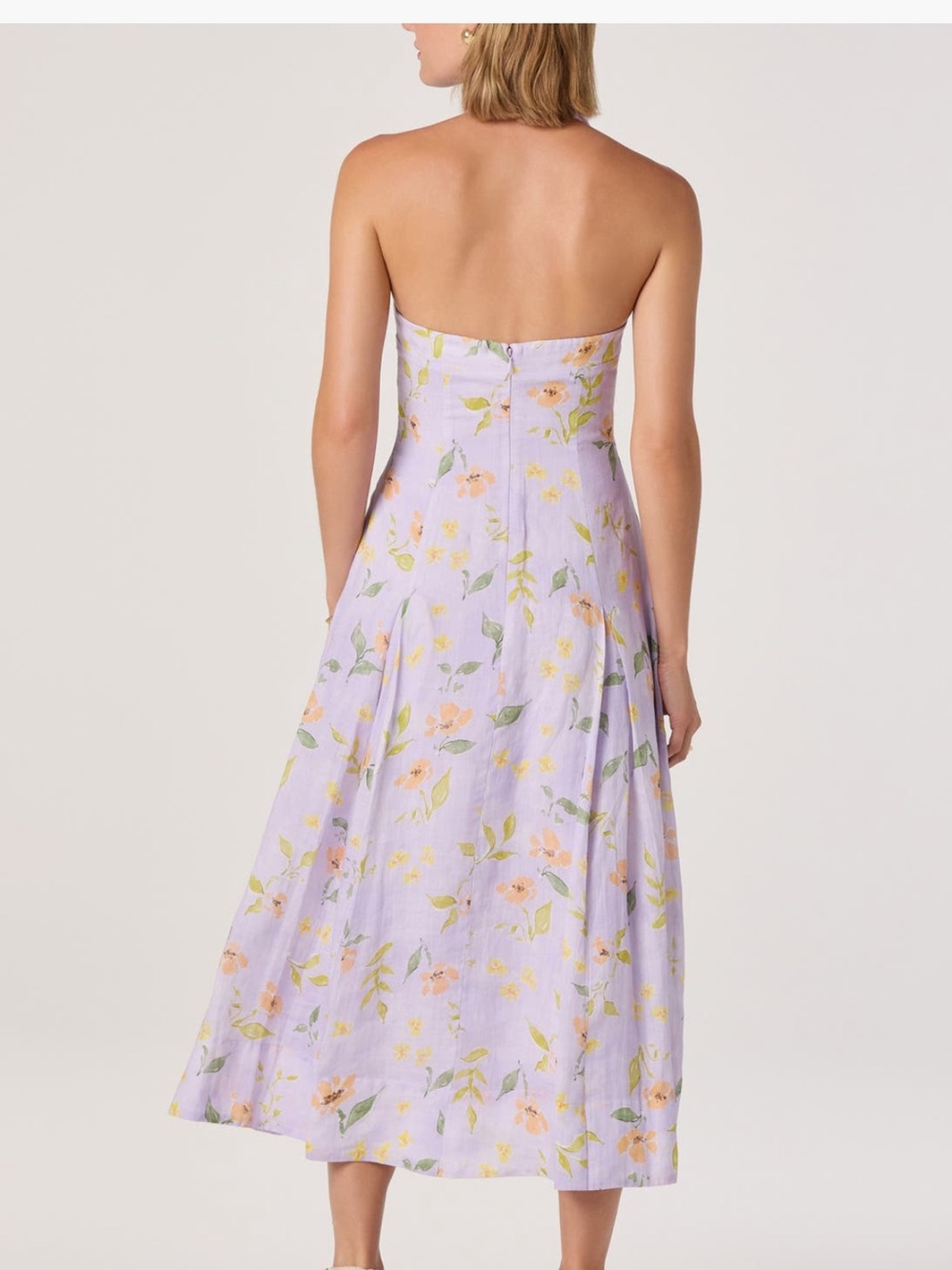 ASTR the Label Floral Halter Neck Dress in Size S - Picture 2 of 13